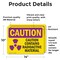 Signmission Radiation & Laser Sign, 10 in H x 14 in W, Vinyl Decal, Rectangle OS-2PACK-CR-D-1014-L-10163 - alternate 5